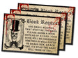 Spooky Gothic Halloween Book Request Cards Printable