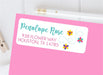 Spring Flower Address Labels