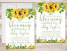 Sunflower Baby Shower Invitations