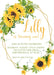 Sunflower Birthday Party Invitations