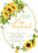 Sunflower Bridal Shower Invitations