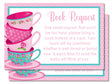 Tea Party Baby Shower Book Request Instant PDF