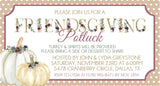 Thanksgiving or Friendsgiving Invitations