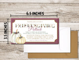 Thanksgiving or Friendsgiving Invitations