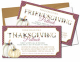 Thanksgiving or Friendsgiving Invitations