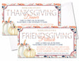 Thanksgiving or Friendsgiving Invitations