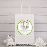 Tropical Safari Elephant Baby Shower Stickers