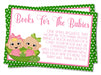 Twin Girls Peas In A Pod Book Request Cards