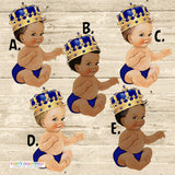 Twins Prince Baby Shower Invitations