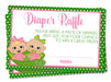 Twins Two Peas In A Pod Diaper Raffle Tickets