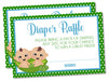 Twins Two Peas In A Pod Diaper Raffle Tickets