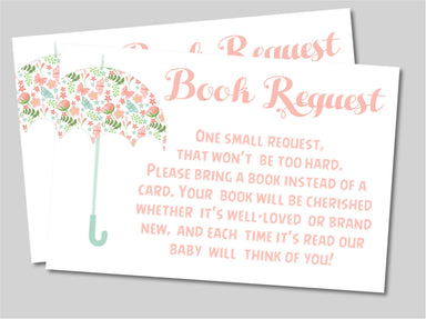 Umbrella Book Request Cards