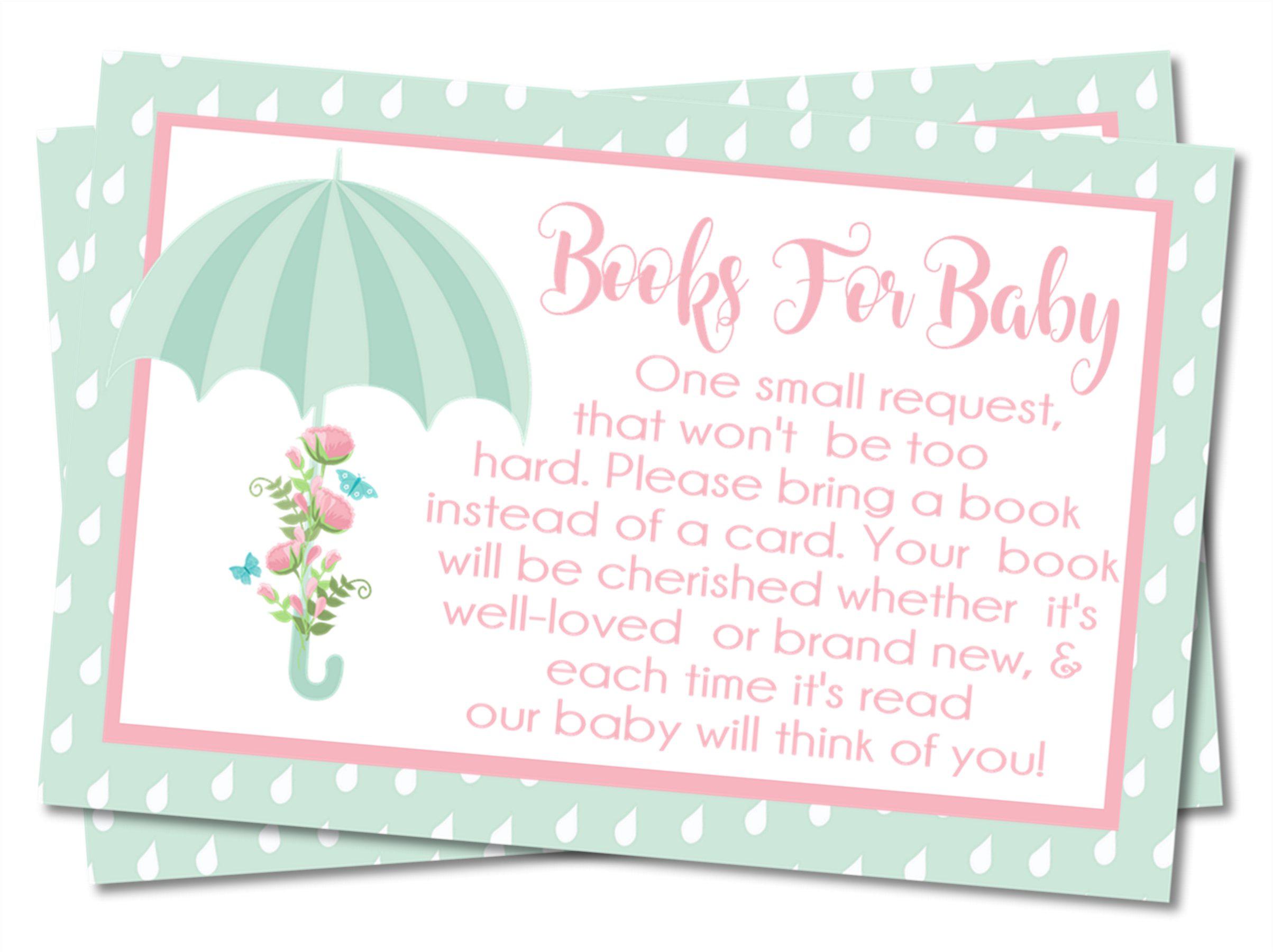 Umbrella Book Request Cards