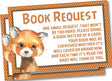 Watercolor Fox Baby Shower Book Request Cards Printable