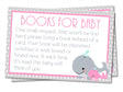 Whale Theme Baby Shower Book Request Instant PDF