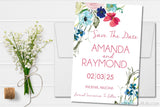 Wildflower Wedding Save The Date Cards