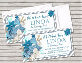 Winter Ice Skating Birthday Party Invitations