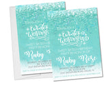Winter Wonderland Sweet 16 Party Invitations