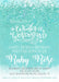 Winter Wonderland Sweet 16 Party Invitations