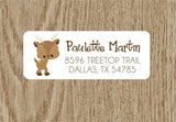 Woodlands Deer Address Labels