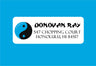 Yin yang address labels with bold symbol design