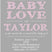 baby love baby shower invitations gray pink typography design