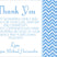 blue chevron communion thank you notes elegant religious theme