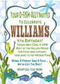 fishing birthday party invitations colorful fishing lure design