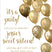 gold sweet 16 invitations
