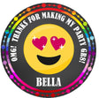 heart eyes emoji birthday stickers