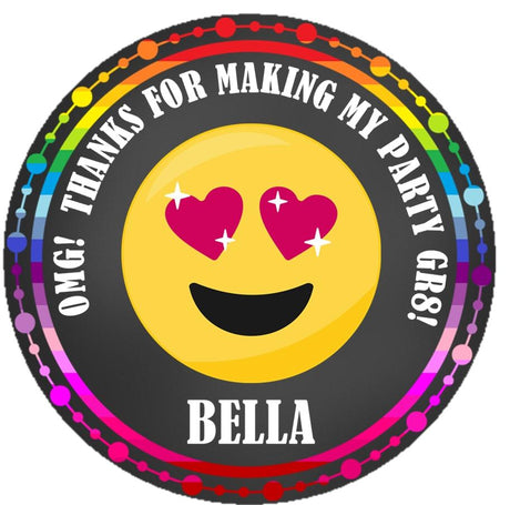 heart eyes emoji birthday stickers