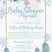 holiday baby shower invitations with matching return address labels