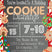 holiday cookie swap invitations red green christmas theme