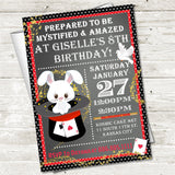 magic invitation cards kids birthday celebration style