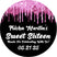 pink drip Sweet Sixteen birthday sticker design