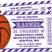 purple basketball birthday ticket invitations colorful admit one theme