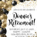 retirement party invitations black gold balloon design