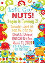 robot birthday party invitations colorful robot design
