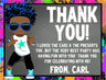 urban birthday thank you cards trendy kids party style